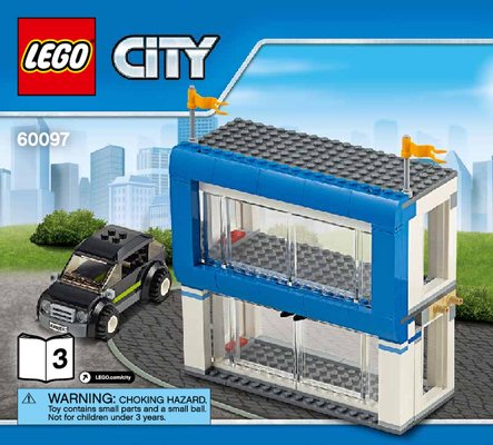 Notice / Instructions de Montage - LEGO - City - 60097 - Le centre ville: Page 1