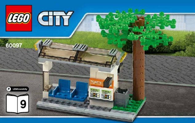 Notice / Instructions de Montage - LEGO - City - 60097 - Le centre ville: Page 1