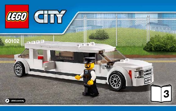 Notice / Instructions de Montage - LEGO - City - 60102 - Le service VIP de l'aéroport: Page 1