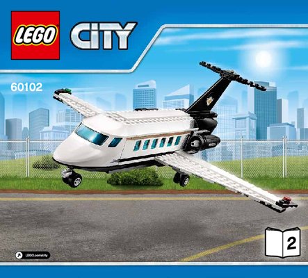 Notice / Instructions de Montage - LEGO - City - 60102 - Le service VIP de l'aéroport: Page 1