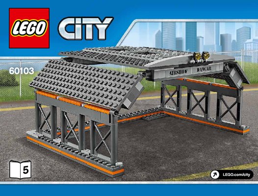 Notice / Instructions de Montage - LEGO - City - 60103 - Le spectacle aérien: Page 1