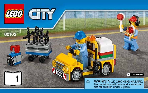 Notice / Instructions de Montage - LEGO - City - 60103 - Le spectacle aérien: Page 1