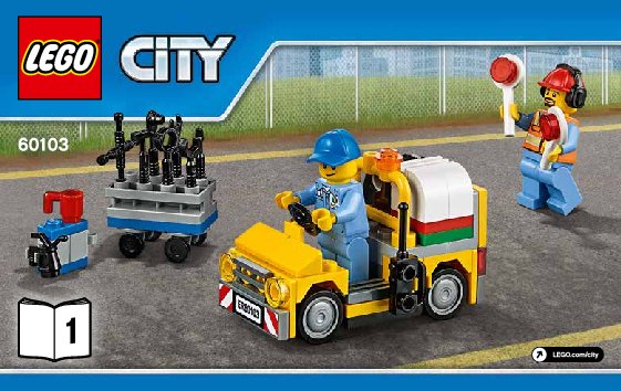 Notice / Instructions de Montage - LEGO - City - 60103 - Le spectacle aérien: Page 1