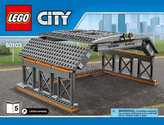 Notice / Instructions de Montage - LEGO - City - 60103 - Le spectacle aérien: Page 1