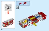 Notice / Instructions de Montage - LEGO - City - 60107 - Le camion de pompiers avec échelle: Page 40