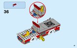 Notice / Instructions de Montage - LEGO - City - 60107 - Le camion de pompiers avec échelle: Page 47