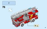 Notice / Instructions de Montage - LEGO - City - 60107 - Le camion de pompiers avec échelle: Page 79