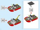 Notice / Instructions de Montage - LEGO - City - 60109 - Le bateau des pompiers: Page 2