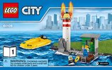 Notice / Instructions de Montage - LEGO - City - 60109 - Le bateau des pompiers: Page 1