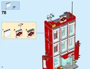 Notice / Instructions de Montage - LEGO - City - 60110 - La caserne des pompiers: Page 76