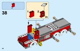 Notice / Instructions de Montage - LEGO - City - 60110 - La caserne des pompiers: Page 44