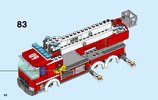 Notice / Instructions de Montage - LEGO - City - 60110 - La caserne des pompiers: Page 82