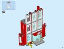 Notice / Instructions de Montage - LEGO - City - 60110 - La caserne des pompiers: Page 55