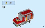 Notice / Instructions de Montage - LEGO - City - 60111 - Le camion d'intervention des pompiers: Page 47