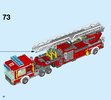 Notice / Instructions de Montage - LEGO - City - 60112 - Le grand camion de pompiers: Page 72