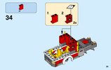 Notice / Instructions de Montage - LEGO - City - 60112 - Le grand camion de pompiers: Page 35