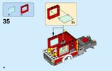 Notice / Instructions de Montage - LEGO - City - 60112 - Le grand camion de pompiers: Page 36