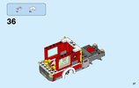 Notice / Instructions de Montage - LEGO - City - 60112 - Le grand camion de pompiers: Page 37