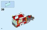 Notice / Instructions de Montage - LEGO - City - 60112 - Le grand camion de pompiers: Page 40