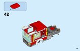 Notice / Instructions de Montage - LEGO - City - 60112 - Le grand camion de pompiers: Page 43