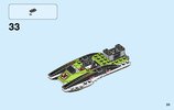 Notice / Instructions de Montage - LEGO - City - 60114 - Le bateau de course: Page 33