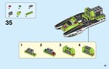 Notice / Instructions de Montage - LEGO - City - 60114 - Le bateau de course: Page 35