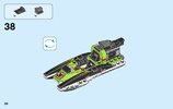 Notice / Instructions de Montage - LEGO - City - 60114 - Le bateau de course: Page 38