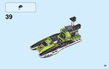 Notice / Instructions de Montage - LEGO - City - 60114 - Le bateau de course: Page 39