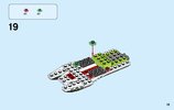 Notice / Instructions de Montage - LEGO - City - 60114 - Le bateau de course: Page 19