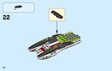 Notice / Instructions de Montage - LEGO - City - 60114 - Le bateau de course: Page 22