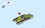 Notice / Instructions de Montage - LEGO - City - 60114 - Le bateau de course: Page 27