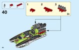 Notice / Instructions de Montage - LEGO - City - 60114 - Le bateau de course: Page 40