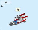 Notice / Instructions de Montage - LEGO - City - 60116 - L'avion de secours: Page 28