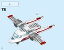 Notice / Instructions de Montage - LEGO - City - 60116 - L'avion de secours: Page 70