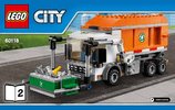 Notice / Instructions de Montage - LEGO - City - 60118 - Le camion poubelle: Page 1