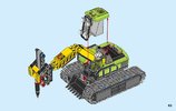 Notice / Instructions de Montage - LEGO - City - 60124 - La base d'exploration du volcan: Page 63