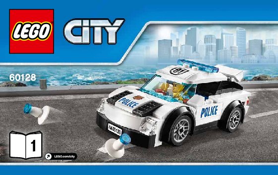 Notice / Instructions de Montage - LEGO - City - 60128 - La course poursuite: Page 1