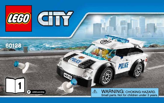 Notice / Instructions de Montage - LEGO - City - 60128 - La course poursuite: Page 1