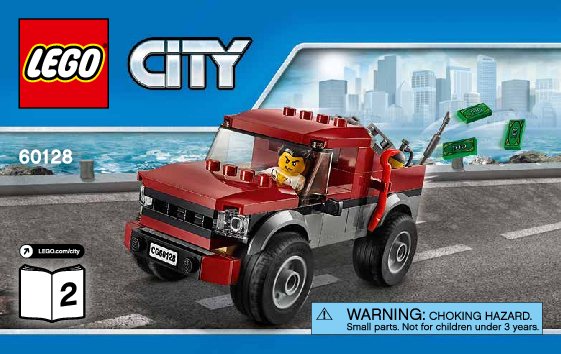 Notice / Instructions de Montage - LEGO - City - 60118 - Le camion