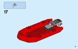 Notice / Instructions de Montage - LEGO - City - 60129 - Le bateau de patrouille de la police: Page 17