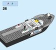 Notice / Instructions de Montage - LEGO - City - 60129 - Le bateau de patrouille de la police: Page 31