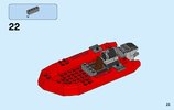 Notice / Instructions de Montage - LEGO - City - 60129 - Le bateau de patrouille de la police: Page 23