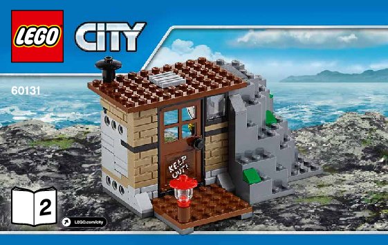 Notice / Instructions de Montage - LEGO - City - 60131 - L'île des bandits: Page 1