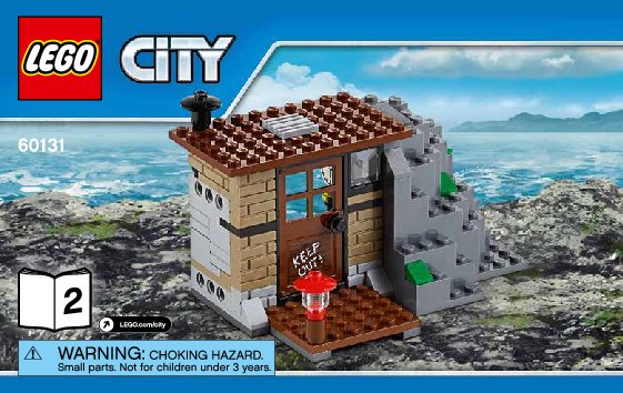 Notice / Instructions de Montage - LEGO - City - 60131 - L'île des bandits: Page 1