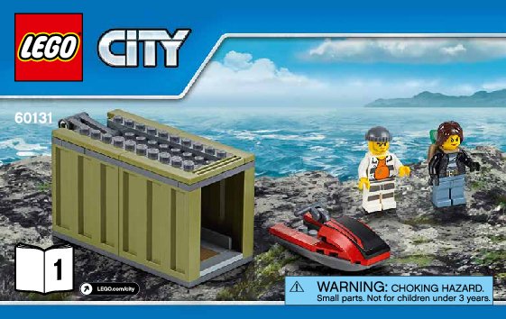 Notice / Instructions de Montage - LEGO - City - 60131 - L'île des bandits: Page 1