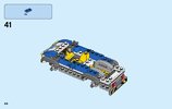 Notice / Instructions de Montage - LEGO - City - 60140 - Le cambriolage de la banque: Page 44