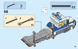 Notice / Instructions de Montage - LEGO - 60143 - Auto Transport Heist: Page 67