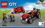 Notice / Instructions de Montage - LEGO - 60143 - Auto Transport Heist: Page 1