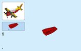 Notice / Instructions de Montage - LEGO - 60144 - Race Plane: Page 4