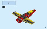 Notice / Instructions de Montage - LEGO - 60144 - Race Plane: Page 37